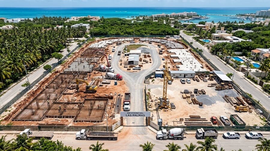 Avance de Obra aérea en Cancún #3