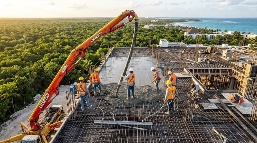 Avance de Obra aérea en Cancún #5