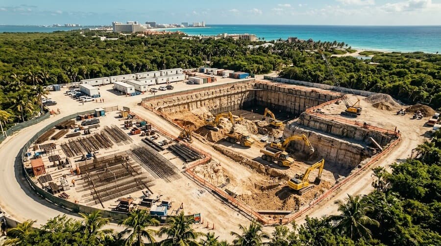 Avance de Obra — fotografía aérea 7 en Cancún