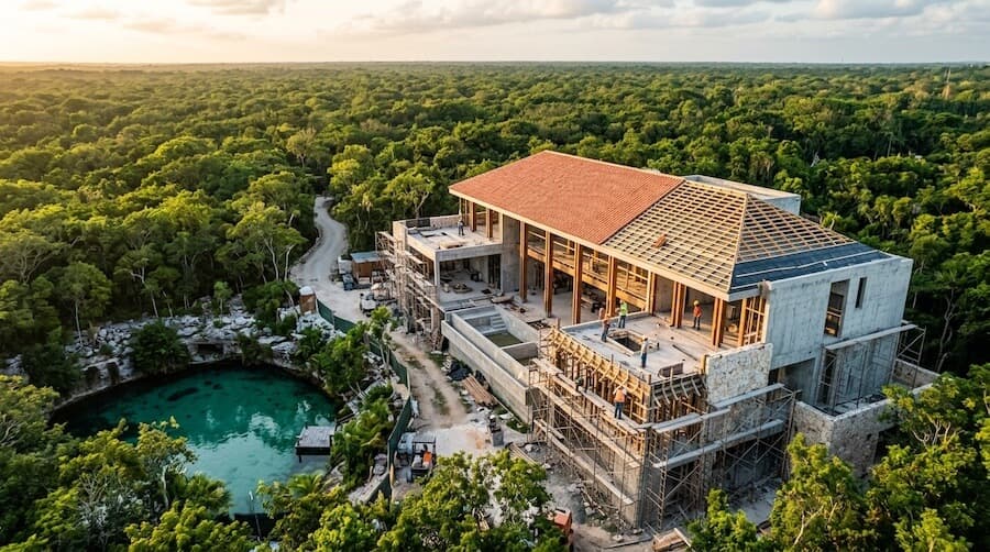 Avance de Obra — fotografía aérea 8 en Cancún