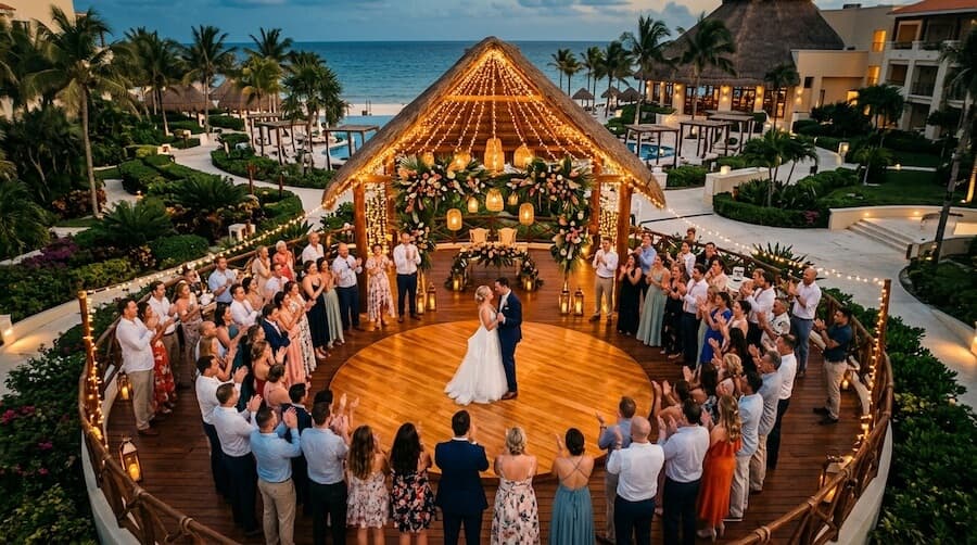 Bodas aérea en Cancún #4