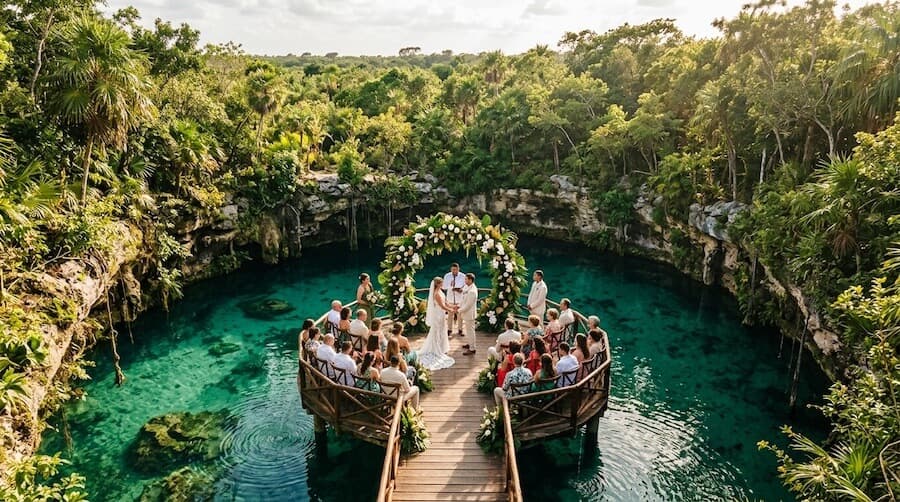 Bodas aérea en Cancún #5