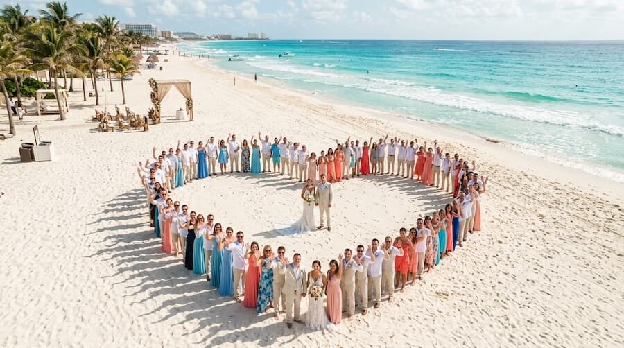 Bodas aérea en Cancún #6