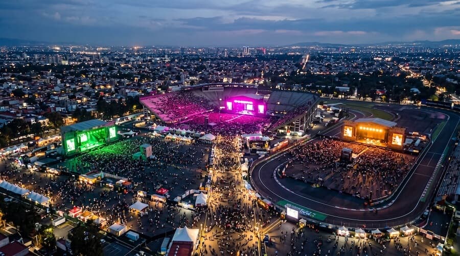 Conciertos — fotografía aérea 8 en Cancún