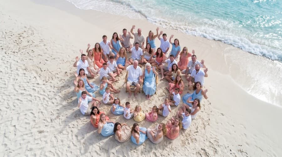 Fotografía Grupal aérea en Cancún #4