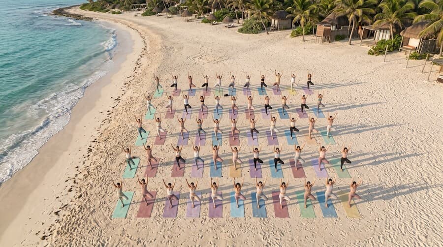 Fotografía Grupal — fotografía aérea 7 en Cancún
