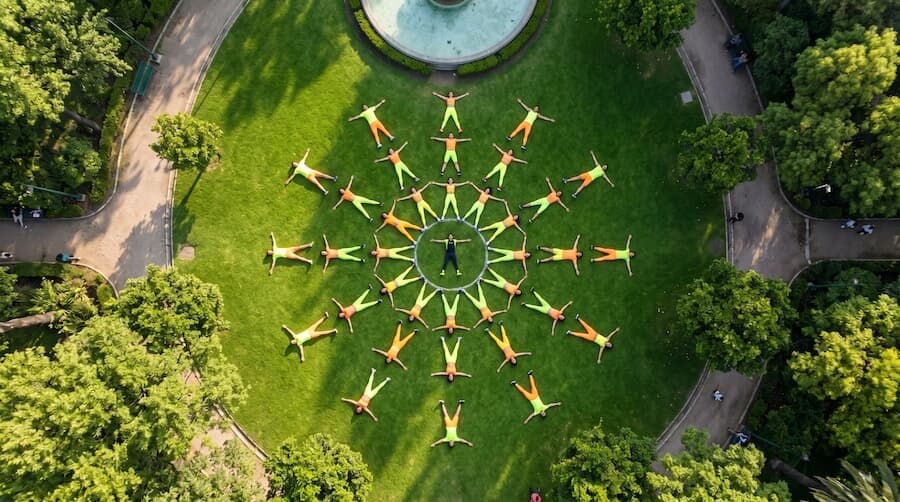 Fotografía Grupal — fotografía aérea 10 en Cancún
