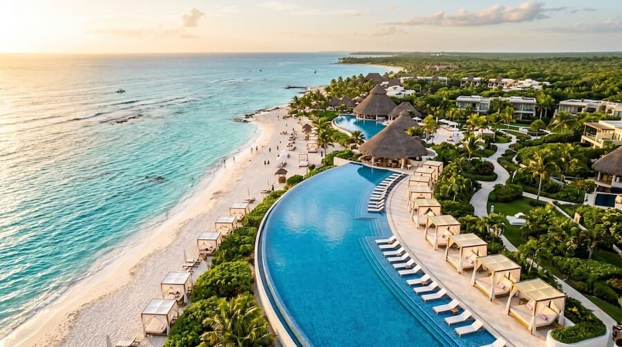 Hoteles aérea en Cancún #1