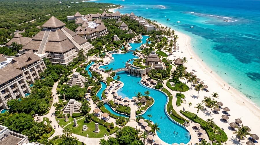 Hoteles — fotografía aérea 8 en Cancún
