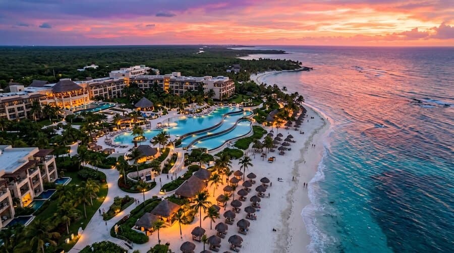Publicidad aérea en Cancún #2