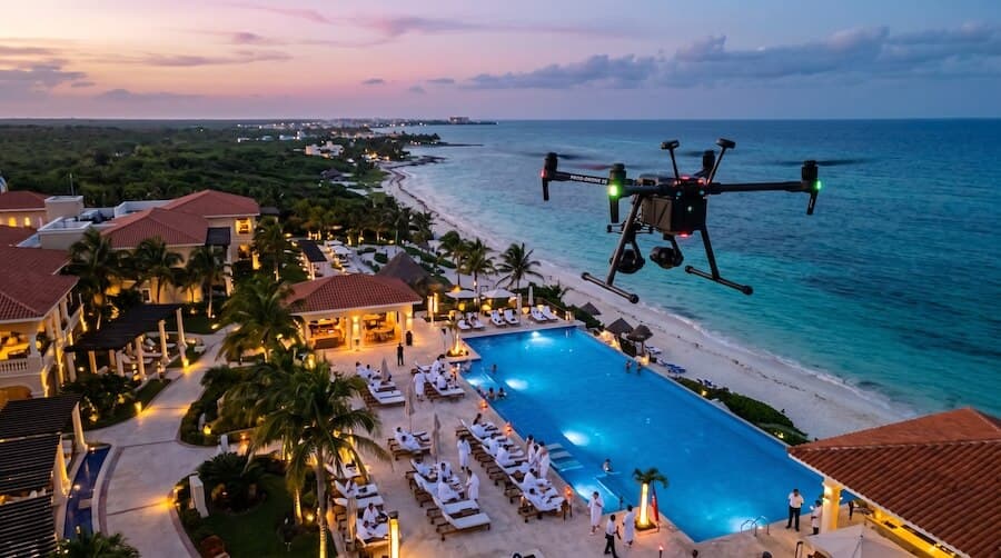 Video con Drones — fotografía aérea 9 en Cancún